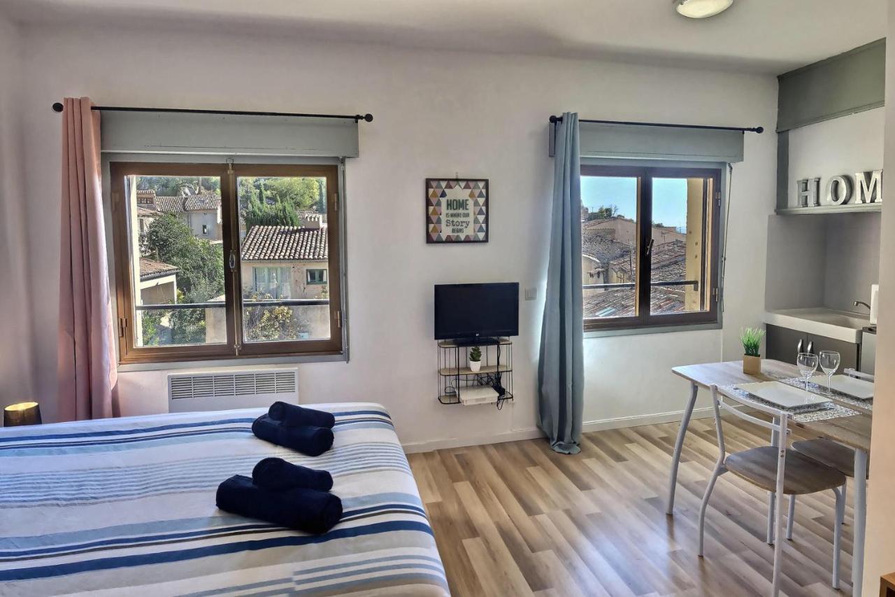 Studio Vue Sur Les Toits, Lumineux Moustiers #2 Dış mekan fotoğraf